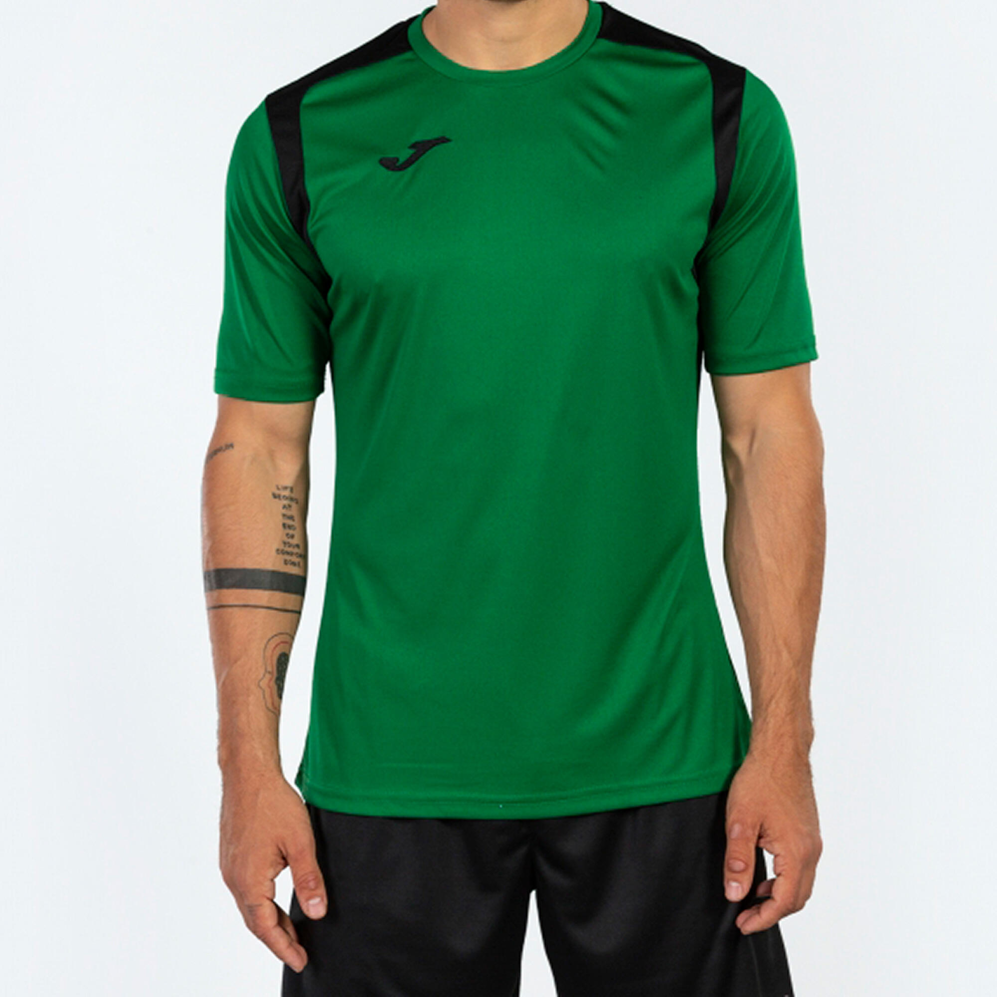 Camiseta Manga Corta Fútbol Hombre Joma Championship V Verde 2/5
