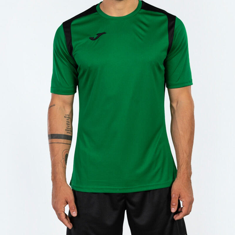 Camiseta Manga Corta Fútbol Hombre Joma Championship V Verde