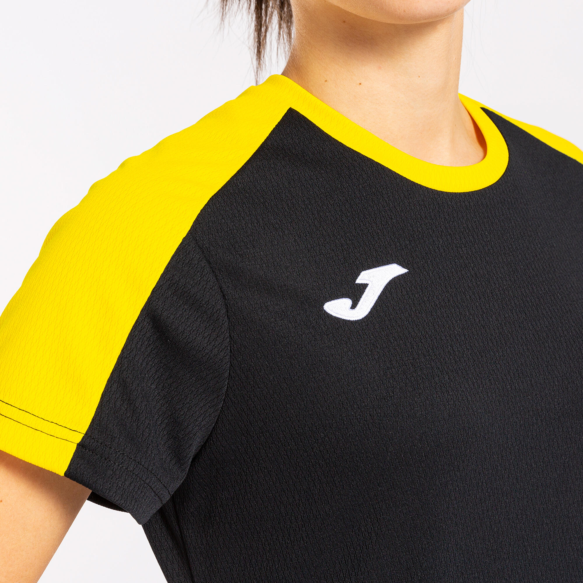 Maillot Manches Courtes Football Femme Joma Eco Championship Noir 3/5