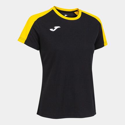 Maillot Manches Courtes Football Femme Joma Eco Championship Noir