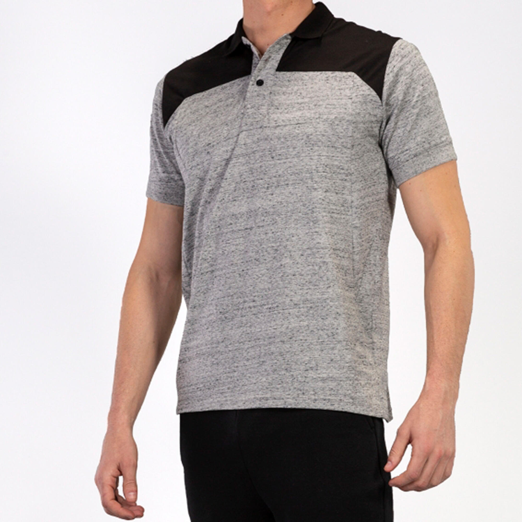 Polo Manches Courtes Enfants Joma Winner II Gris Melange 4/5