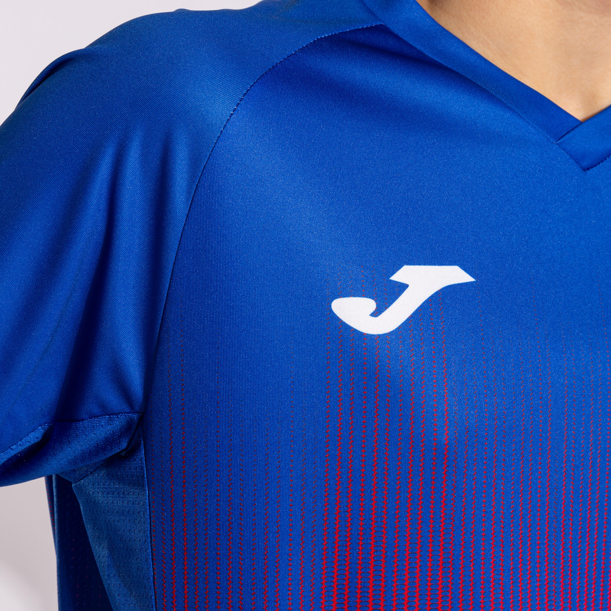 Camiseta Manga Corta Fútbol Hombre Joma Tiger IV Rojo 4/5