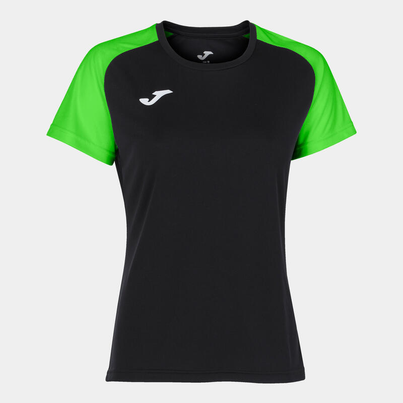 Camiseta Manga Corta Fútbol Mujer Joma Academy IV Negro