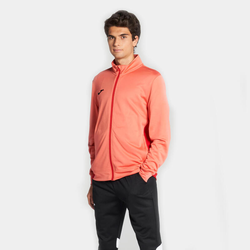 Chaqueta Fútbol Hombre Joma Winner II Naranja Flúor