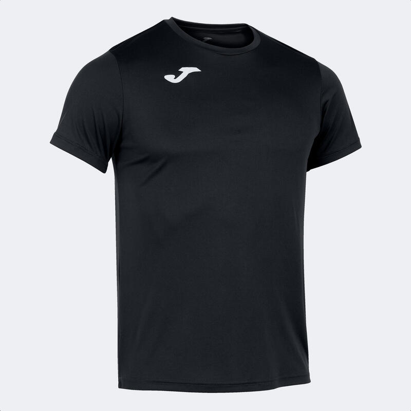 Camiseta Manga Corta Running Hombre Joma Record II Negro