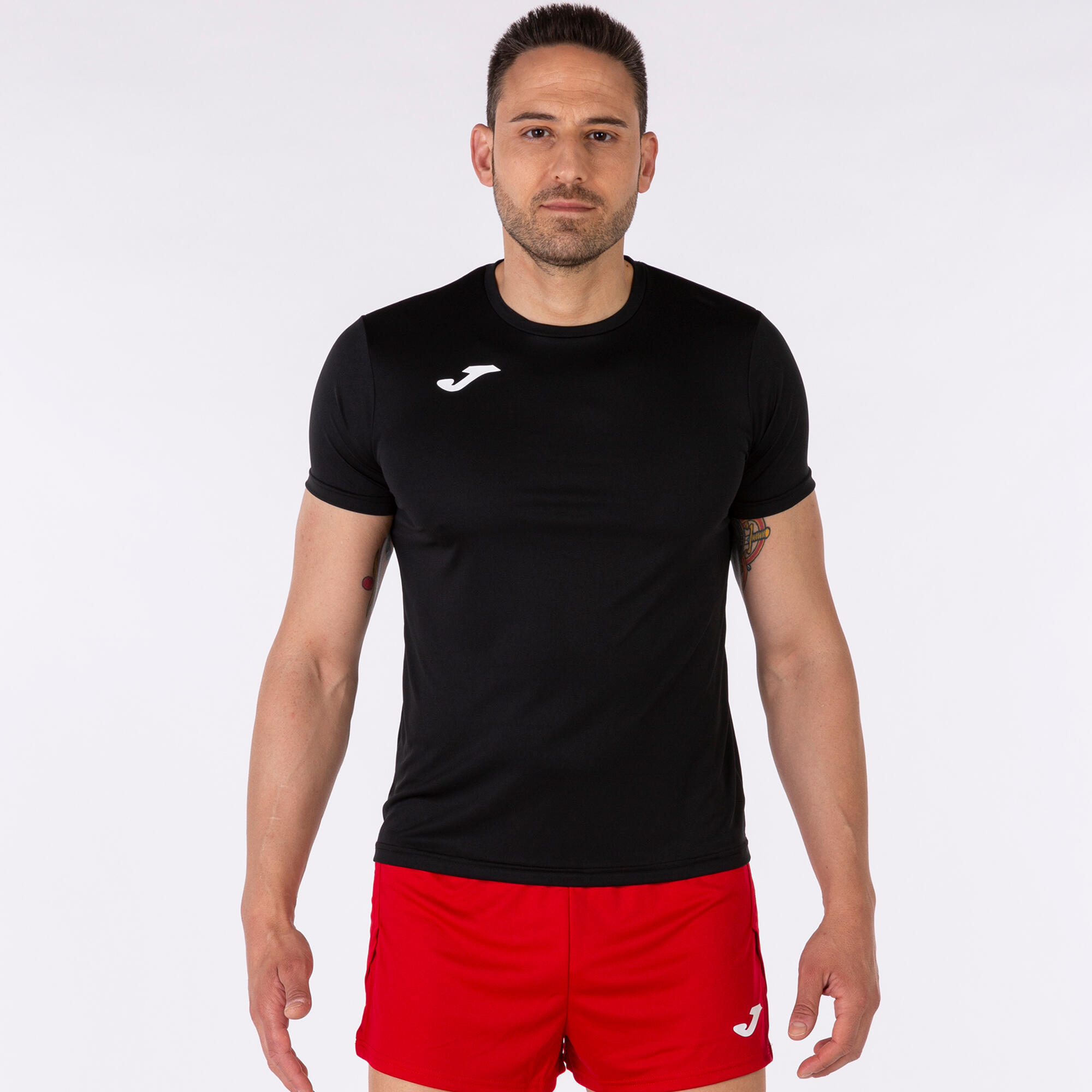 Maillot Manches Courtes Running Homme Joma Record II Noir 2/5