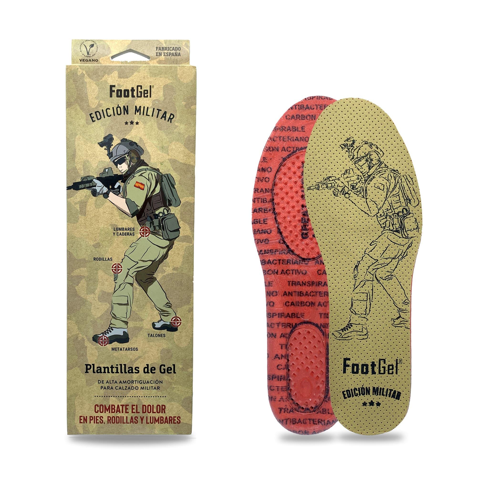FOOTGEL PALMILHA DE GEL DE PÉGEL MILITAR E POLICIAL FOOTGEL