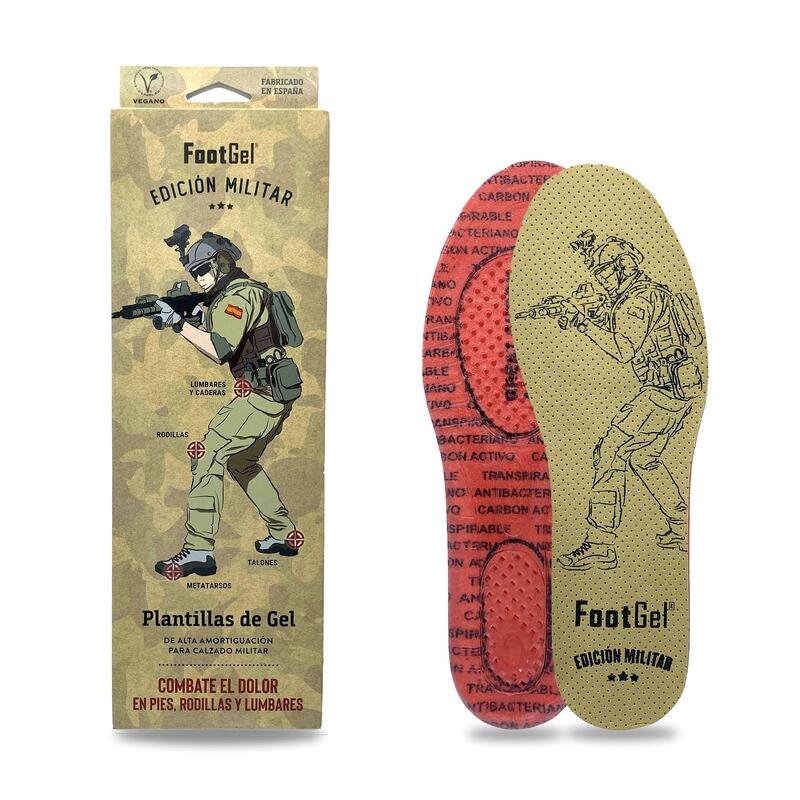 PLANTILLA DE GEL FOOTGEL MILITAR Y POLICIAL TALLA 35 - 38