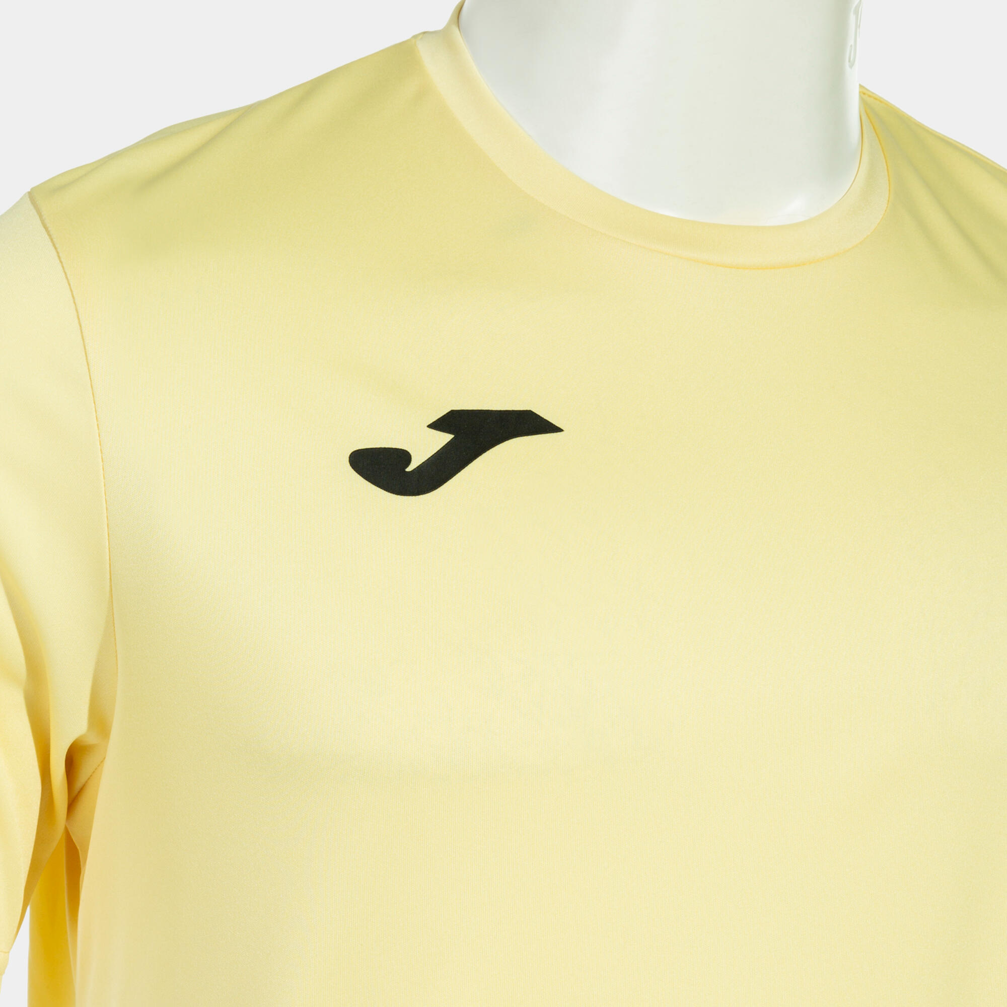 Maillot Manches Courtes Football Homme Joma Combi Jaune 3/4