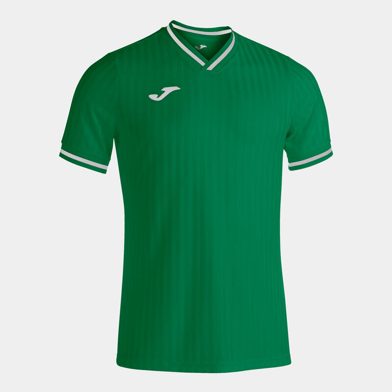 Camiseta Manga Corta Fútbol Niños Joma Toletum III Verde