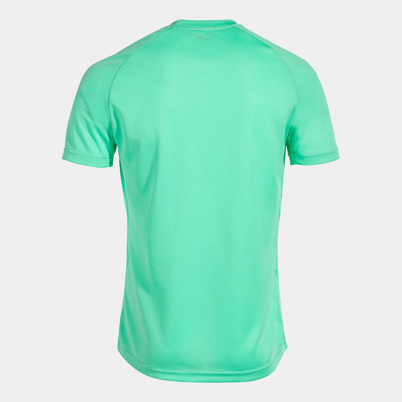 Camiseta Manga Corta Fútbol Niños Joma Tiger V Verde