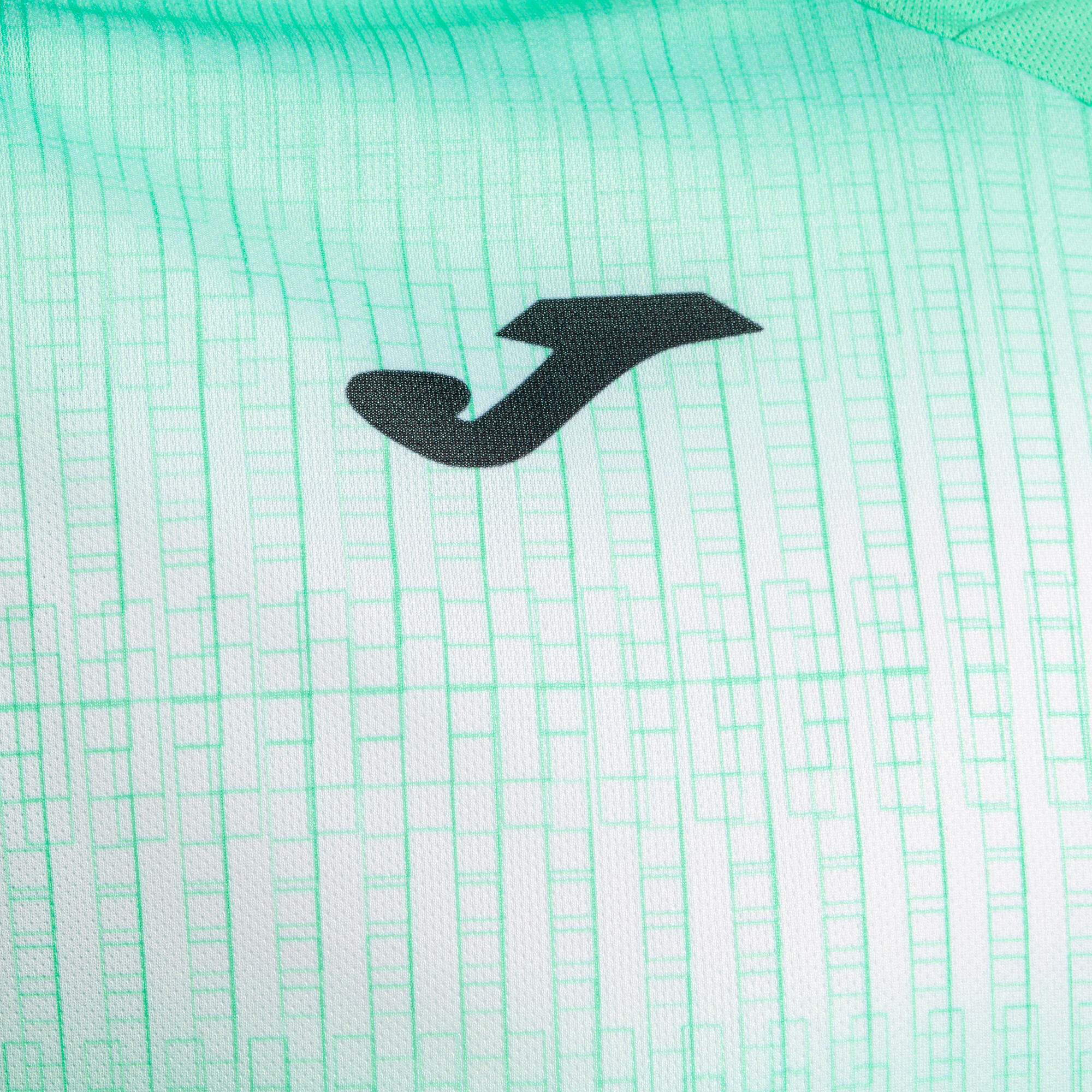 Camiseta Manga Corta Fútbol Hombre Joma Tiger V Verde 3/4