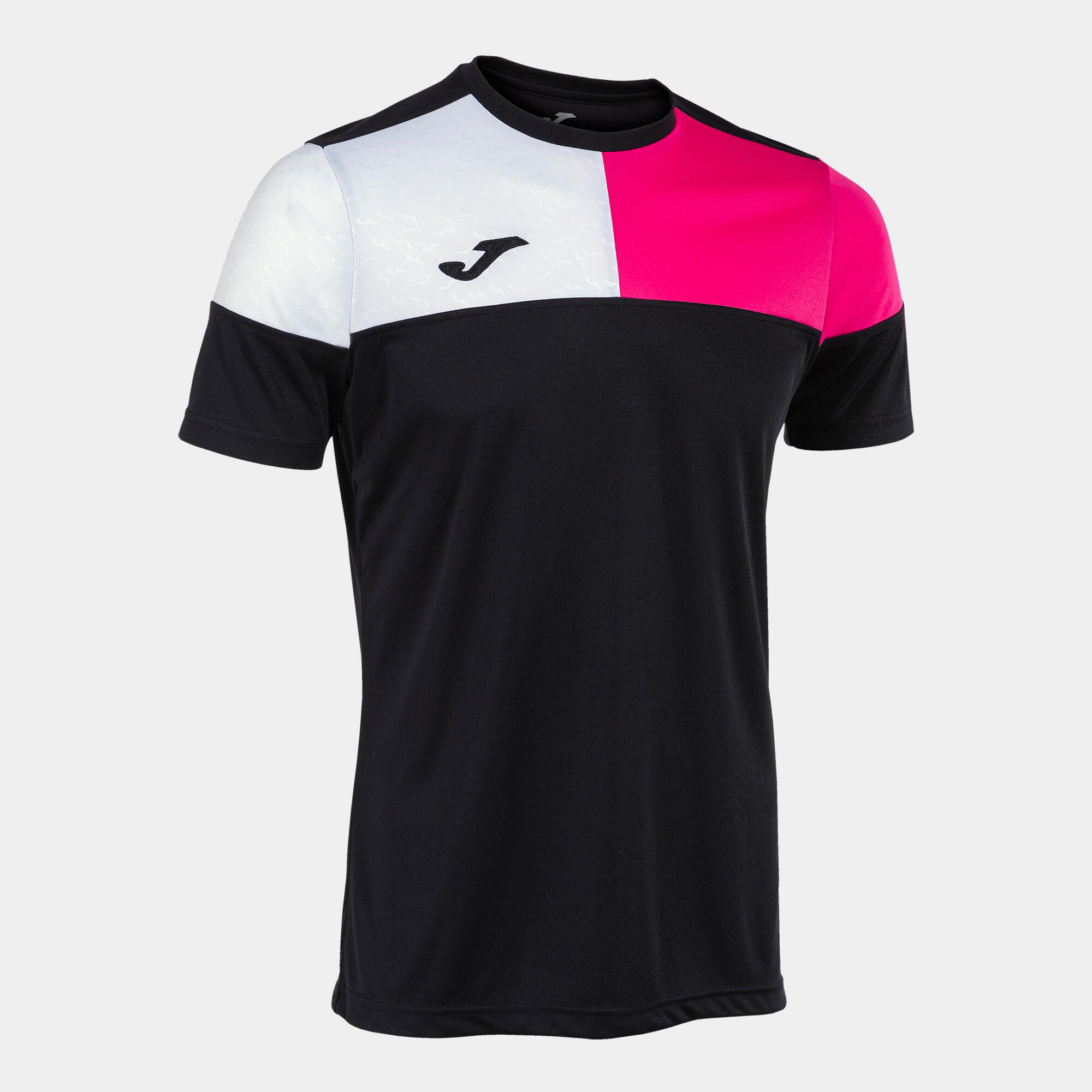 JOMA Camiseta Manga Corta Fútbol Hombre Joma Crew V Negro