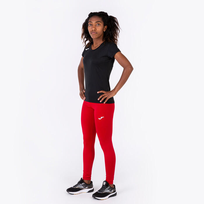 Maillot Manches Courtes Running Femme Joma Record II Noir