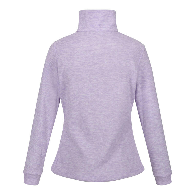 Dames Azaelia Marl Full Zip Fleecejack (Pastel Lila)