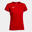 Camiseta Manga Corta Fitness Mujer Joma Combi Woman Rojo