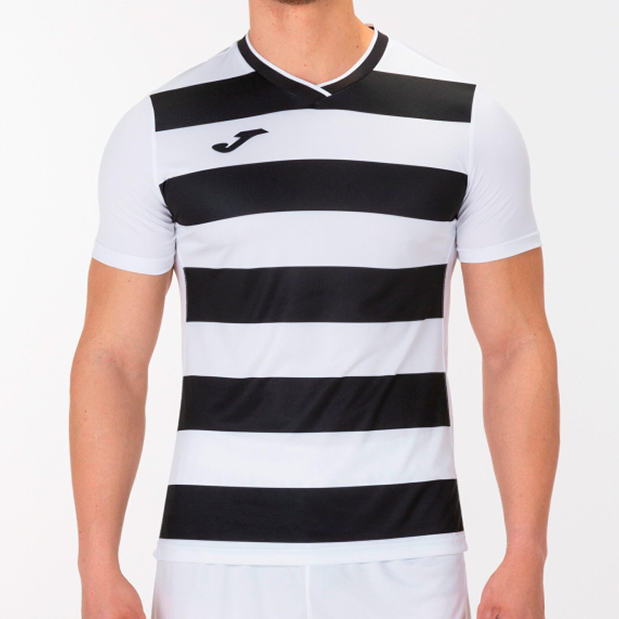 Camiseta Manga Corta Fútbol Niños Joma Europa IV Blanco