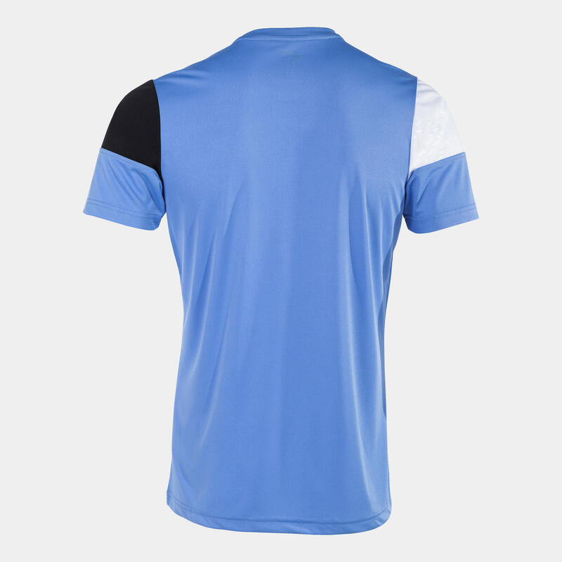 Camiseta Manga Corta Fútbol Hombre Joma Crew V Azul