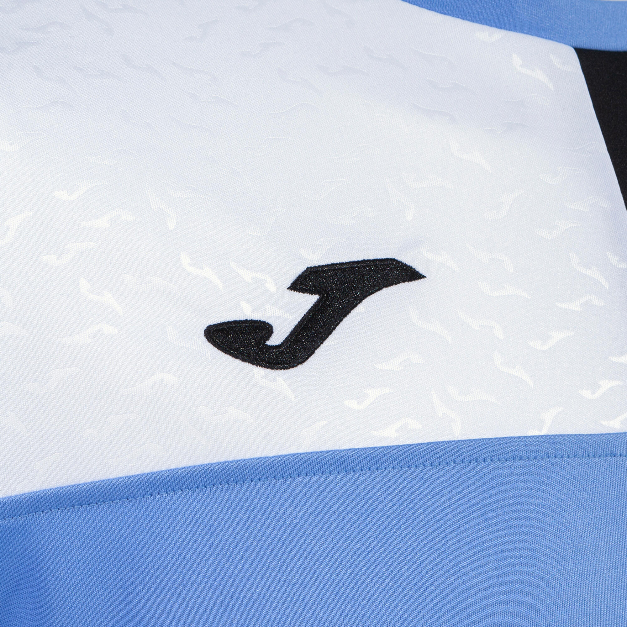 Maillot Manches Courtes Football Homme Joma Crew V Bleu 3/4