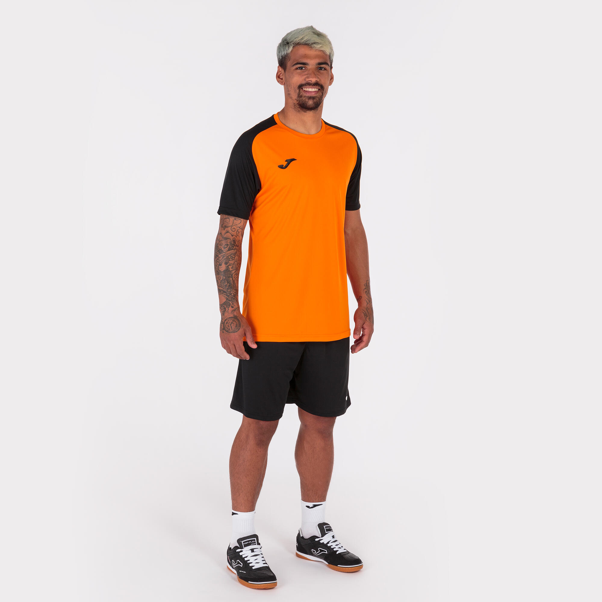 Joma Academy IV Sport T-shirt XL Oranje-Zwart Unisex 4/5
