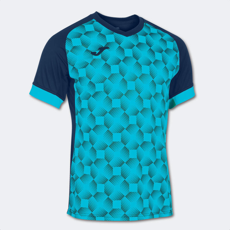 Camiseta Manga Corta Fútbol Niños Joma Supernova III Marino