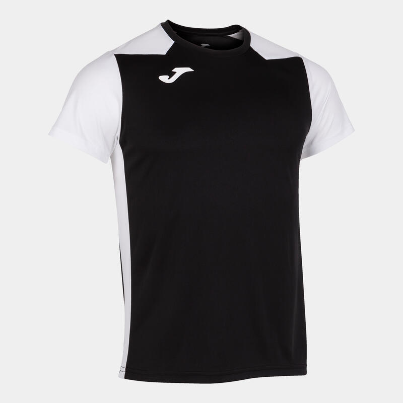 Camiseta Manga Corta Running Hombre Joma Record II Negro