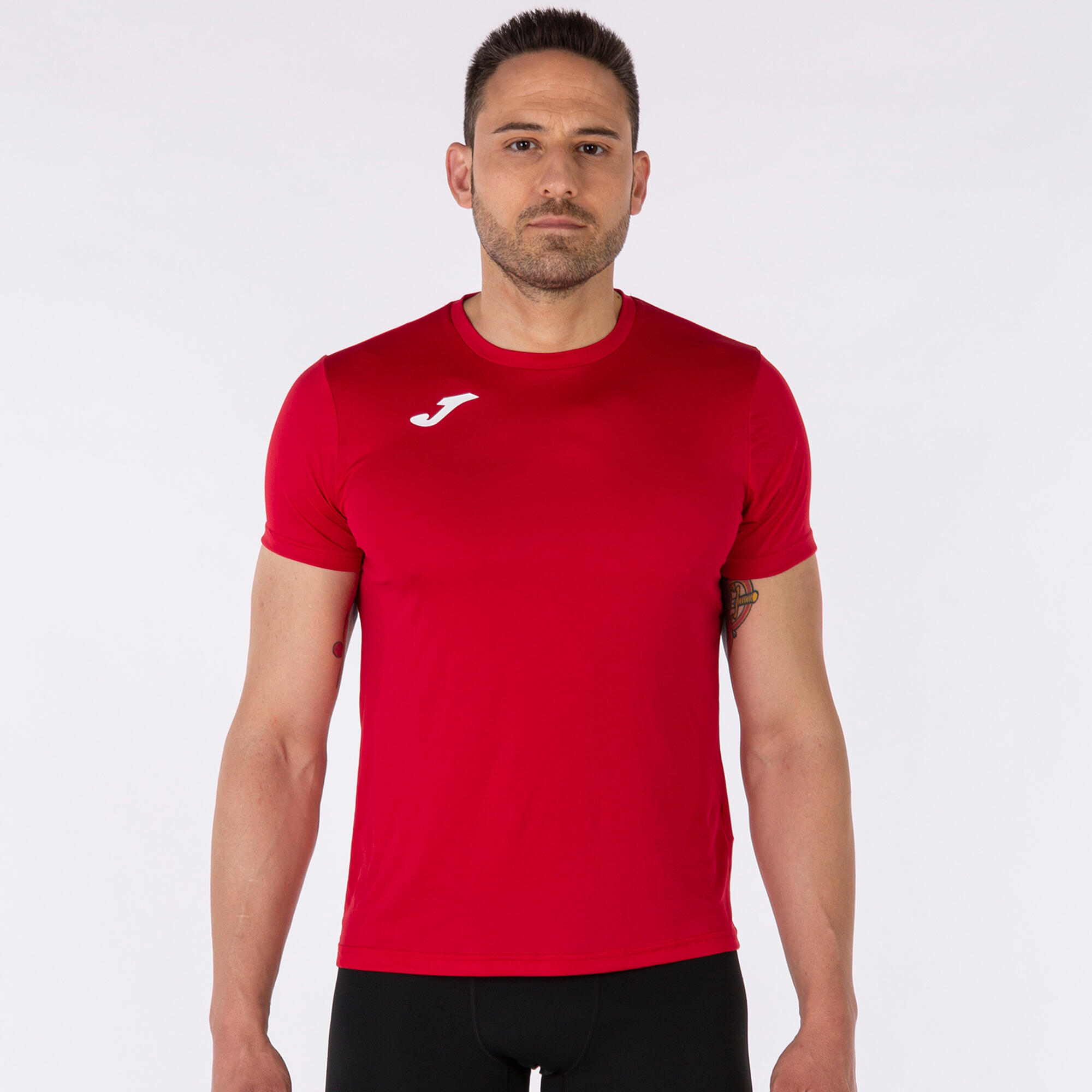 T-Shirt Manga Curta Running Criança Joma Record II Vermelho 5/5