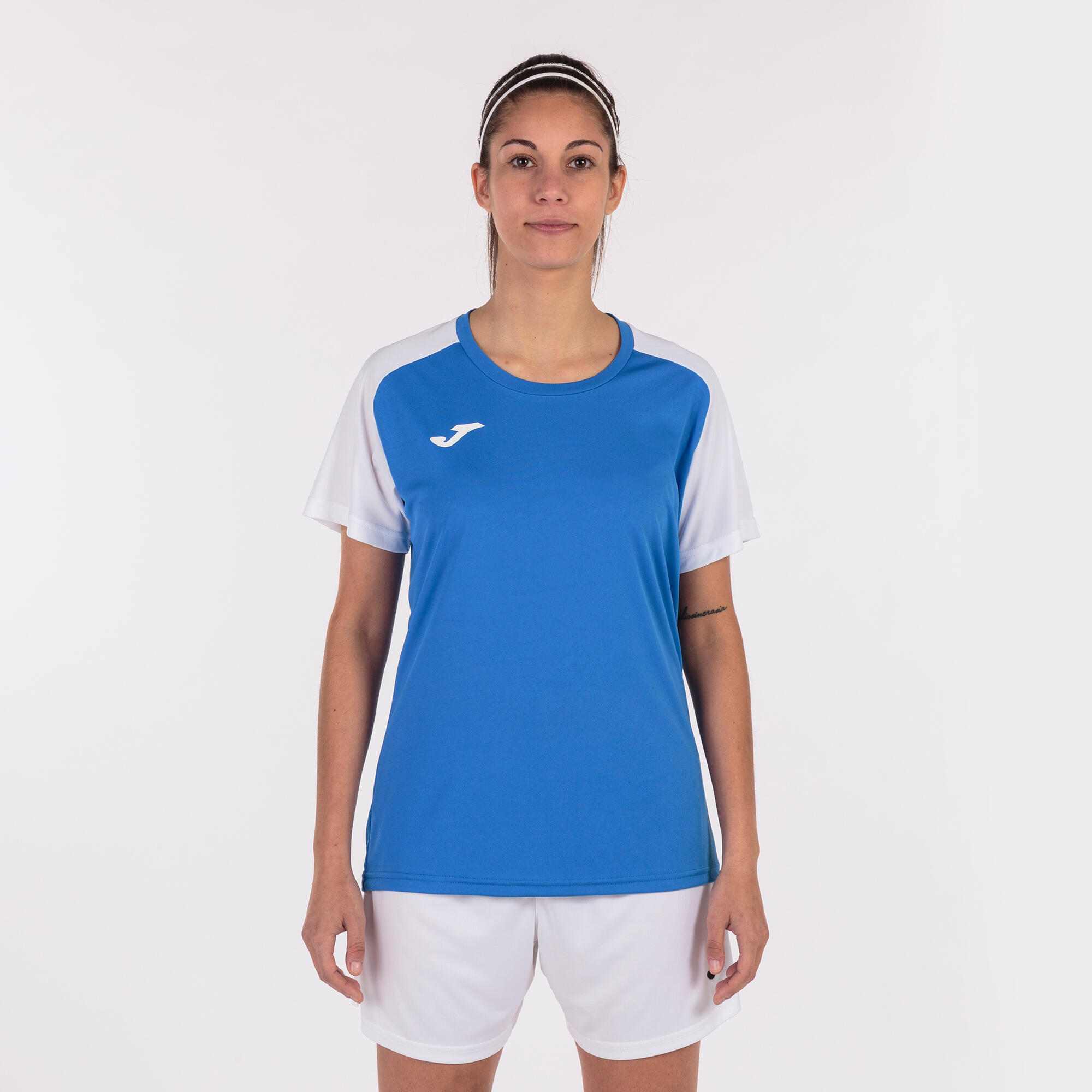 Maillot Manches Courtes Football Femme Joma Academy IV Bleu Roi 2/5