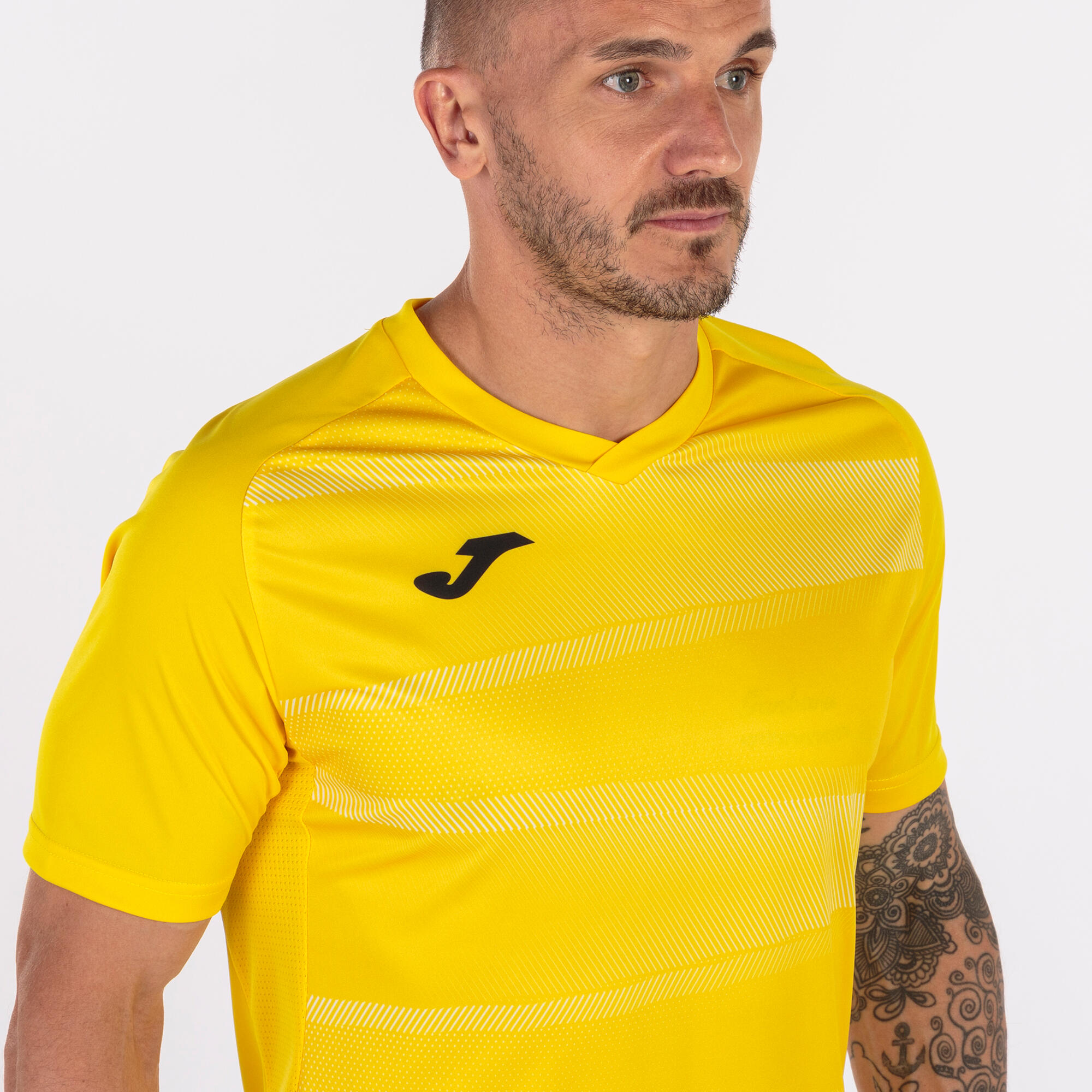 T-shirt Uomo Joma Courtes Grafity II giallo 5/5