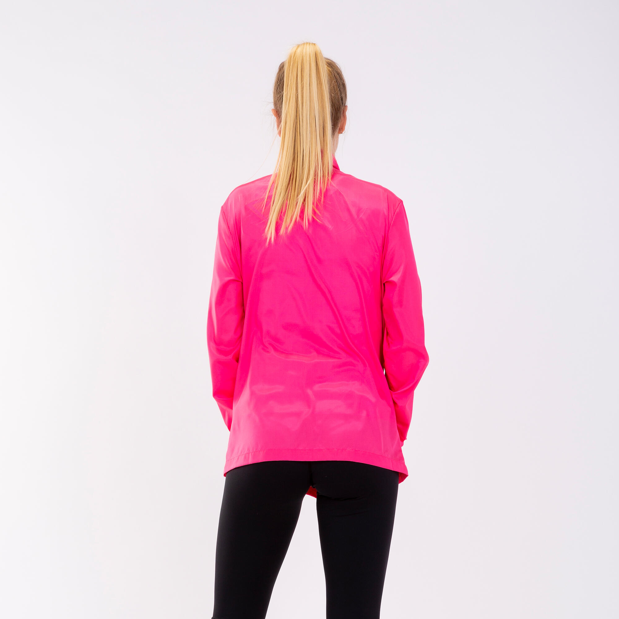 Corta-Ventos Running Mulher Joma Elite VII Rosa Fluor 3/5