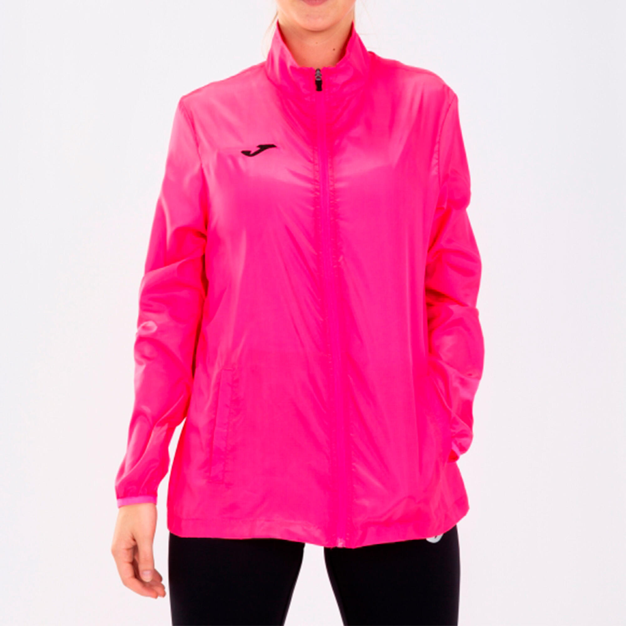 Corta-Ventos Running Mulher Joma Elite VII Rosa Fluor 2/5