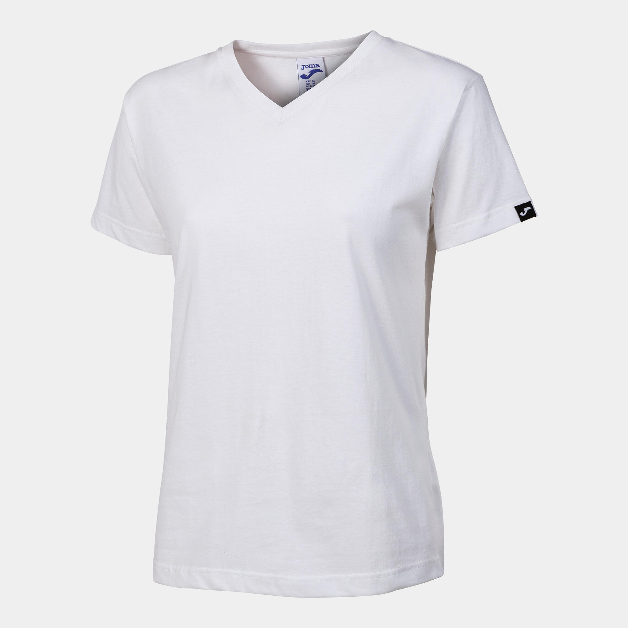 Joma T-Shirt Manga Curta Fitness Versalles Mulher Branco da Decathlon