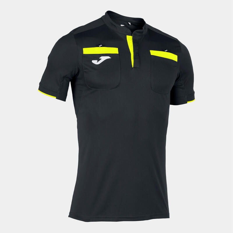 Camiseta Manga Corta Fútbol Hombre Joma Referee Negro