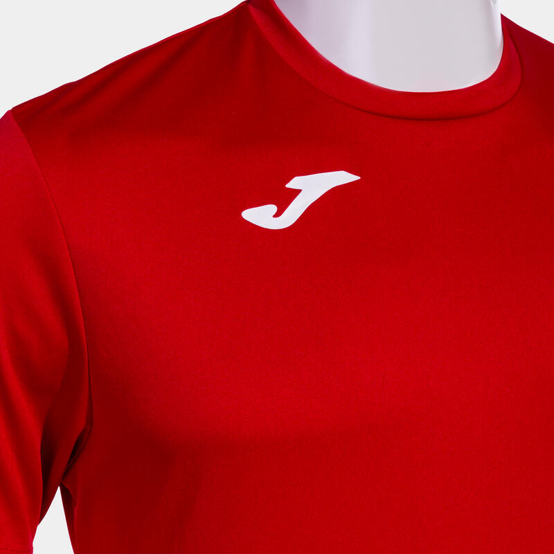 Camiseta Manga Corta Fútbol Hombre Joma Combi Rojo