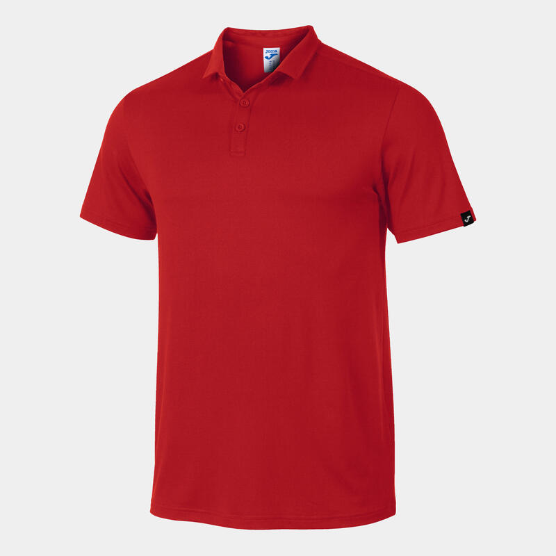 Polo Manga Corta Fútbol Hombre Joma Sydney Rojo