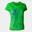 Camiseta Manga Corta Running Niños Joma Elite IX Verde Flúor