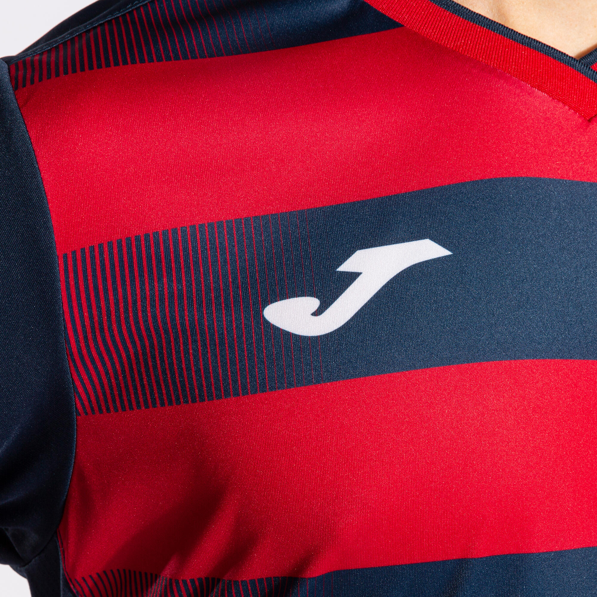 T-Shirt Manga Curta Futebol Homem Joma Europa V Azul Marinho 4/5