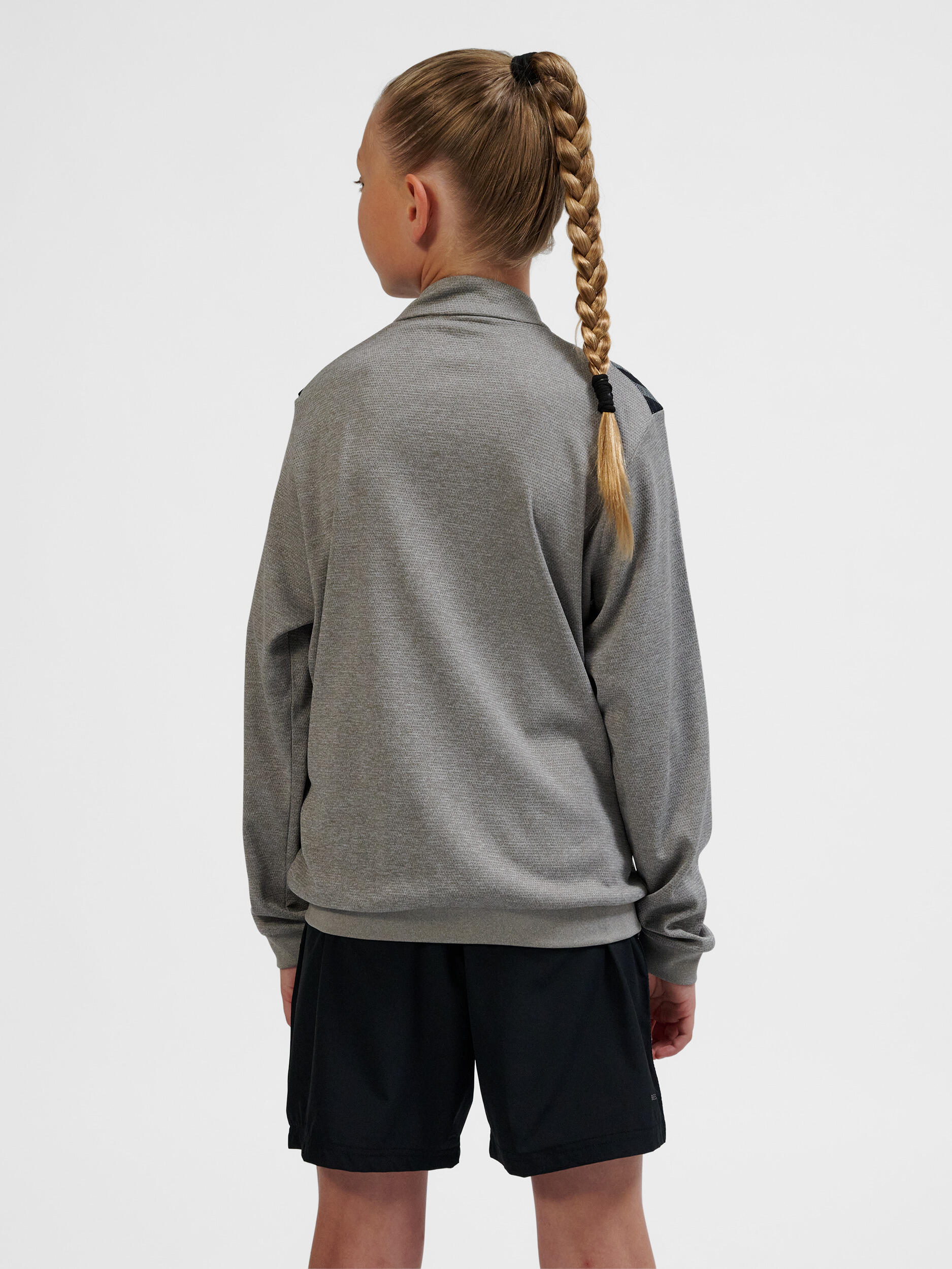 Dziecięca poliestrowa bluza dresowa zapinana na zamek Hummel Authentic 2/7