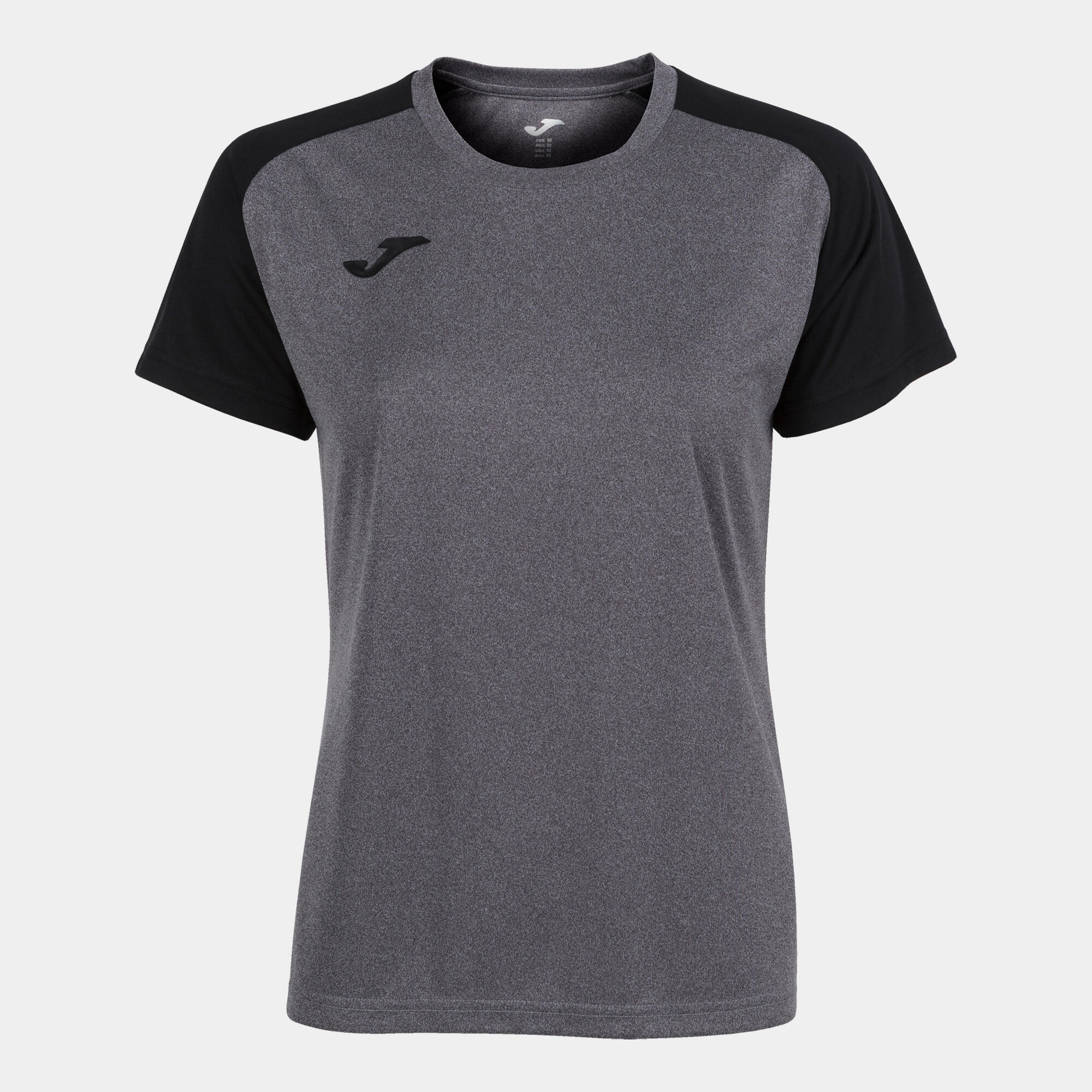 Joma - Maillot Manches Courtes Football Femme Joma Academy Iv Gris Melange - T-shirt Manches Courtes - Gris|noir - 48 Xl - Decathlon