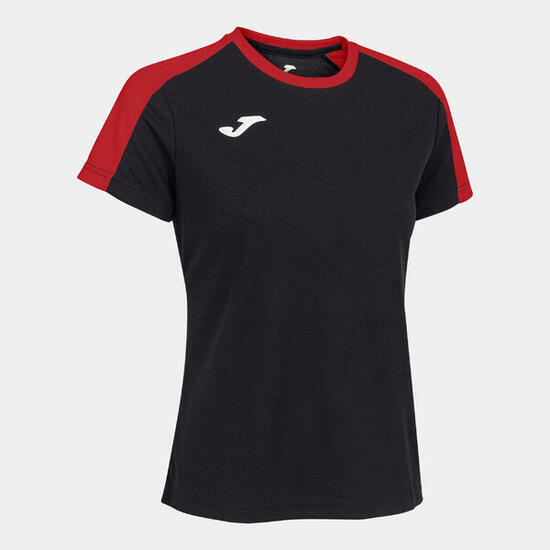 Maillot Manches Courtes Football Femme Joma Eco Championship Noir