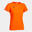 Camiseta Manga Corta Fitness Mujer Joma Combi Woman Naranja