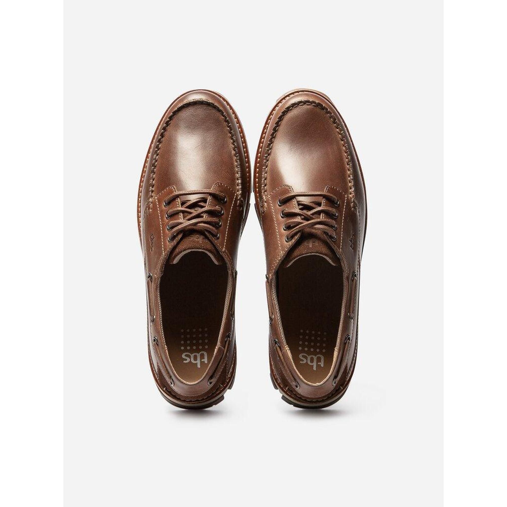 Chaussures Bateau Femme Silistar En Cuir Marron Véritable - Confort Et Style Nautique Authentique