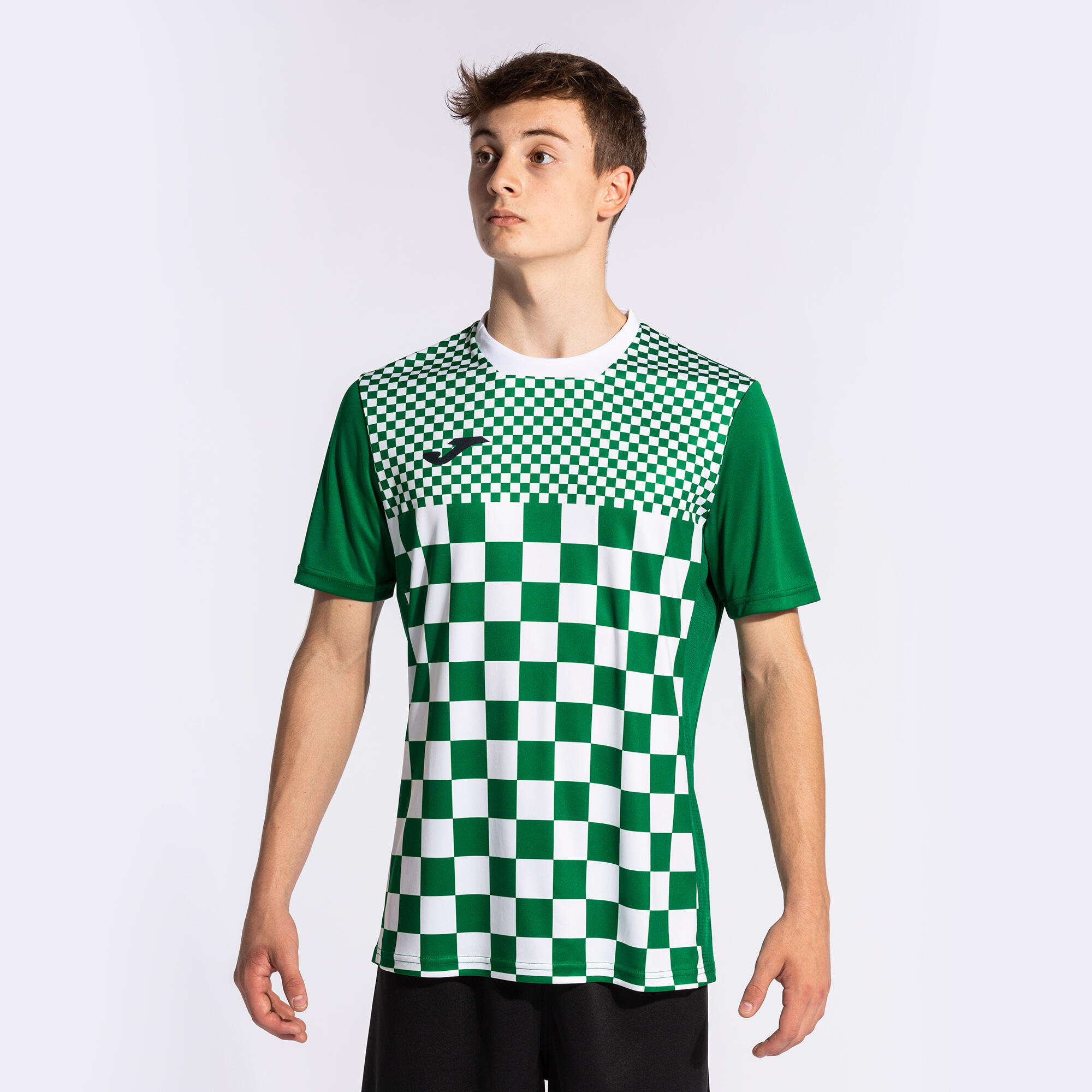 Maillot Manches Courtes Football Homme Joma Flag III Vert 5/7