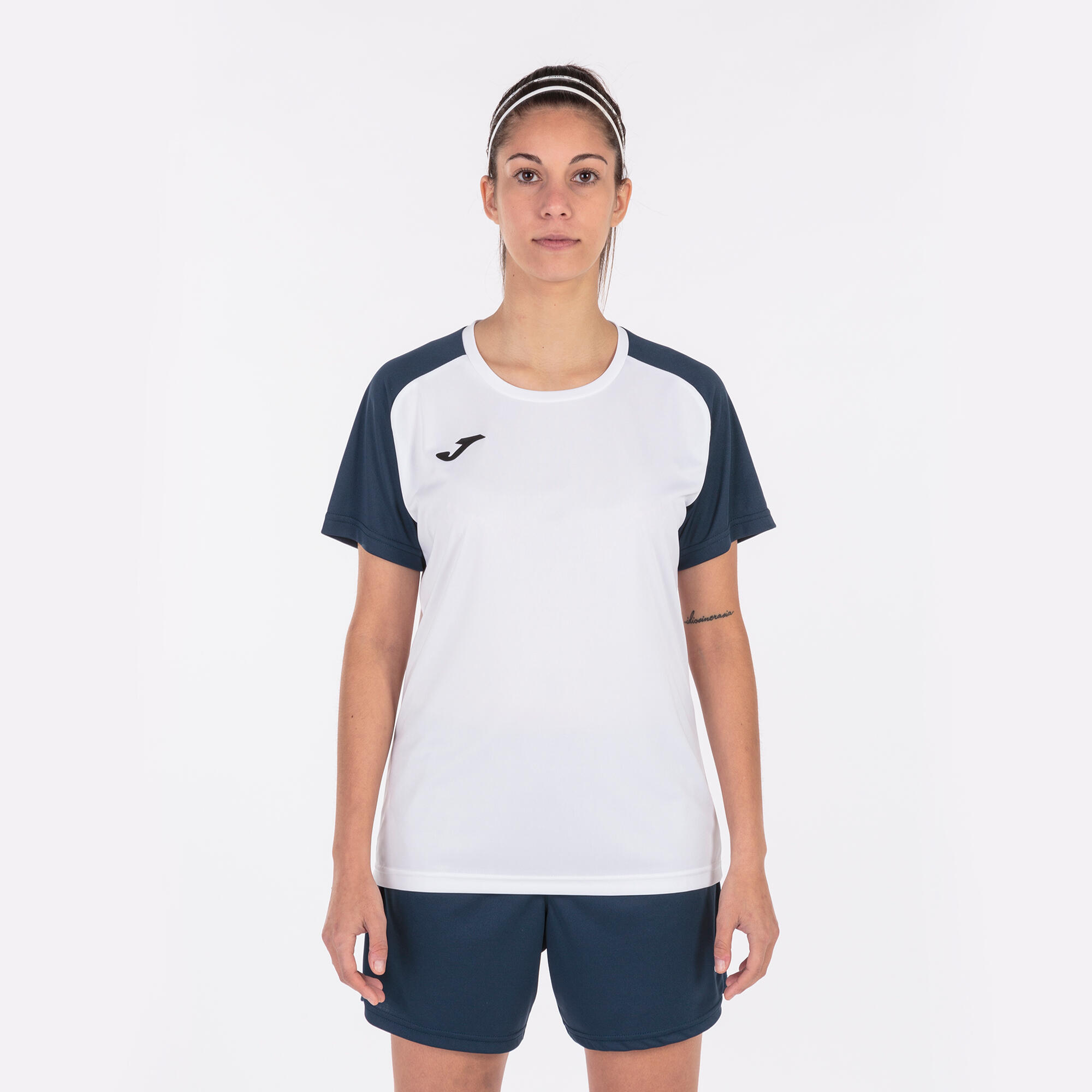 Maillot Manches Courtes Football Femme Joma Academy IV Blanc 2/5