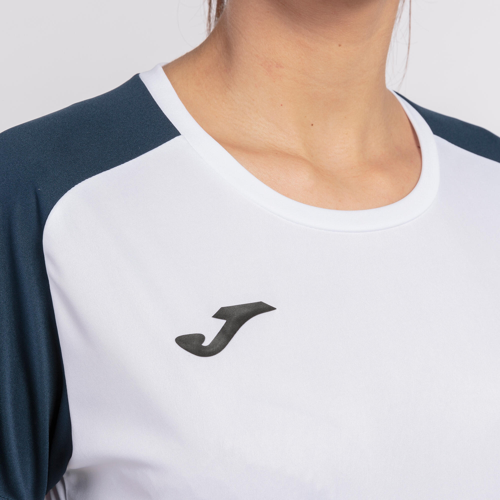 Maillot Manches Courtes Football Femme Joma Academy IV Blanc 5/5