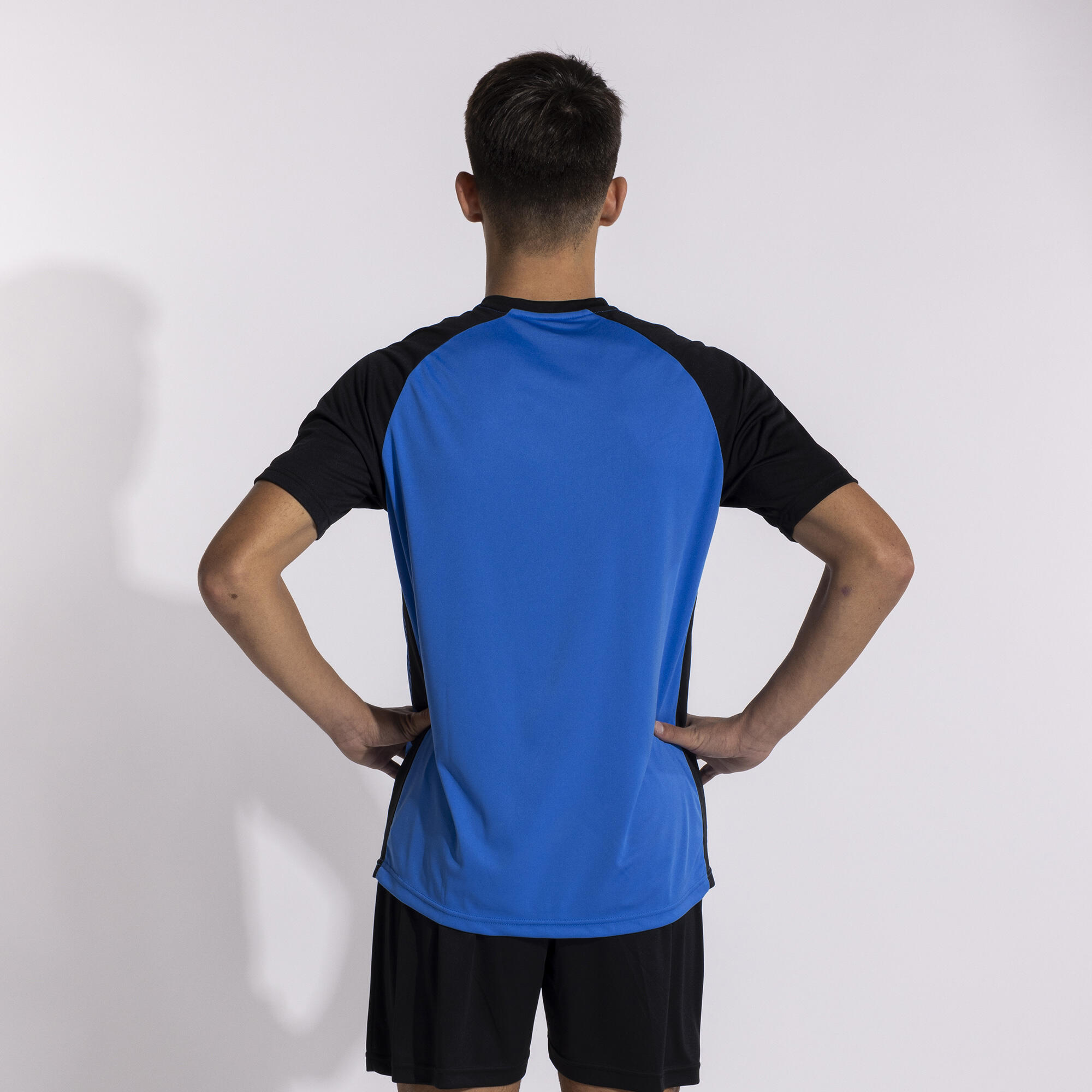 Maillot Manches Courtes Football Homme Joma Tiger VI Bleu Roi 3/7
