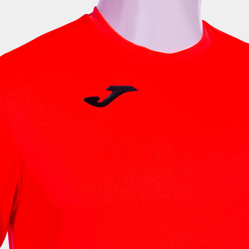 T-Shirt Manga Curta Futebol Homem Joma Combi Coral Fluor