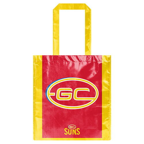 Gold Coast Suns AFL Laminated Carry Shopping Grocery Bag