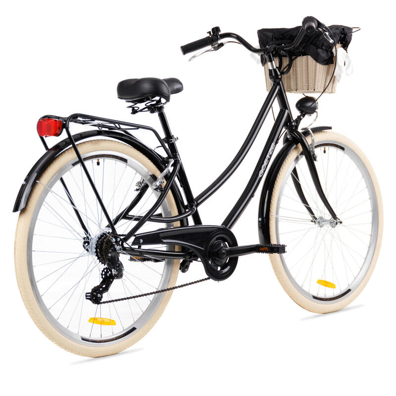 Rower miejski GOETZE Duo 28 7B Shimano kosz GOETZE Decathlon