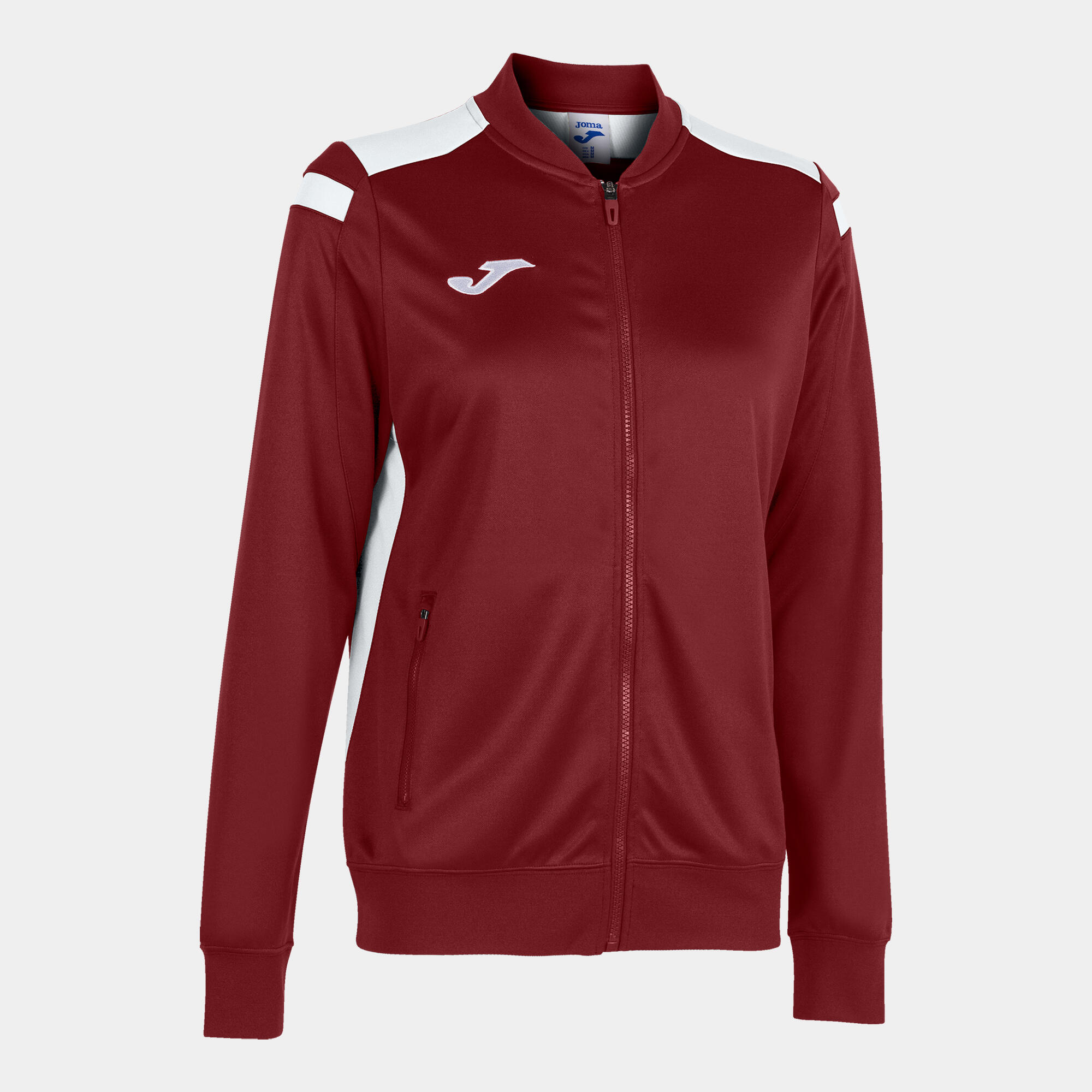 Joma - Veste Football Femme Joma Championship Vi Bordeaux - Sweat-shirt - Blanc|marron|rouge - 42 M/l - Decathlon